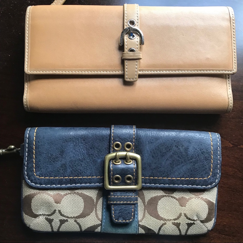 2 Authentic coach wallet/Wristlet
